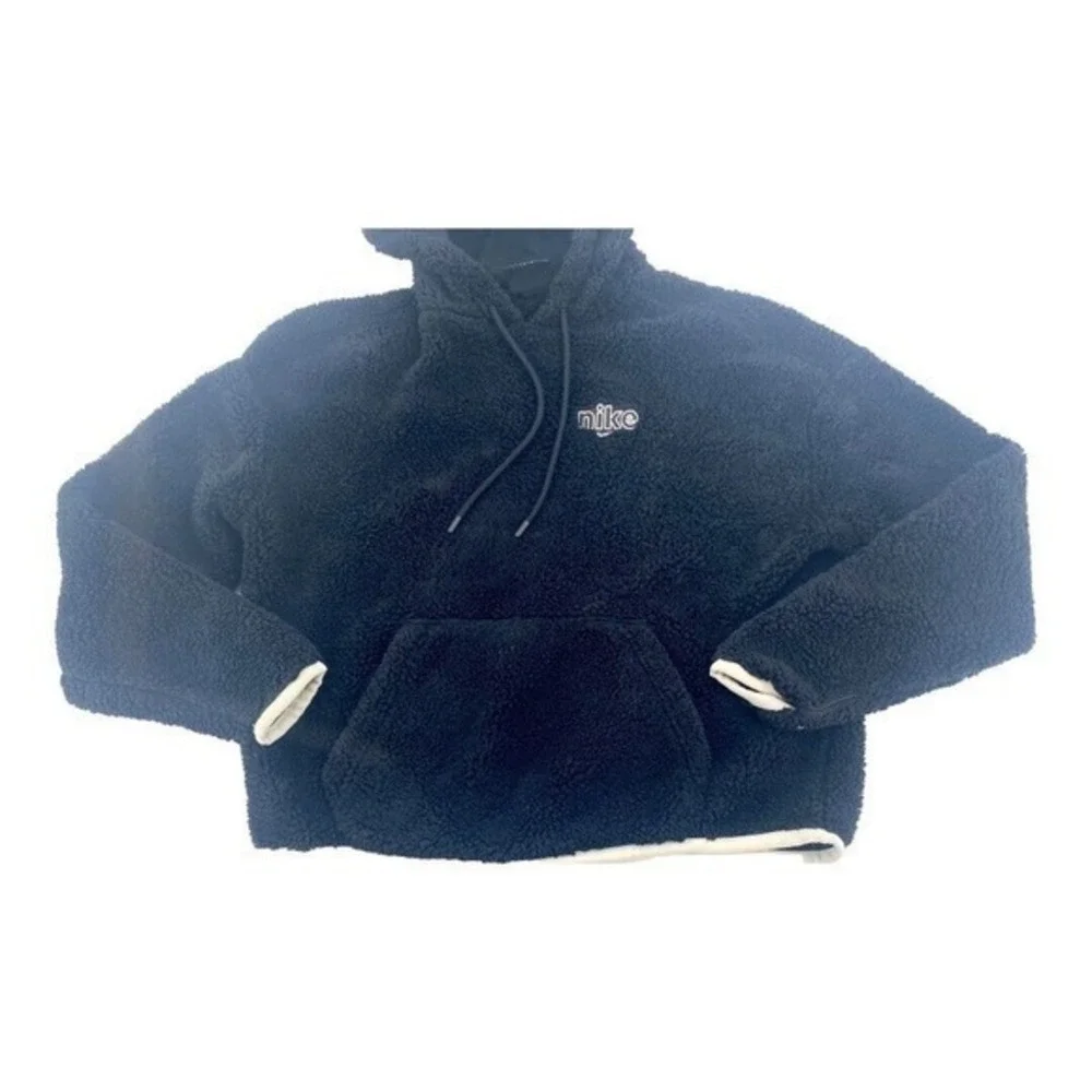 Nike Black Nubby Fleece Hoodie Women’s‎ XS